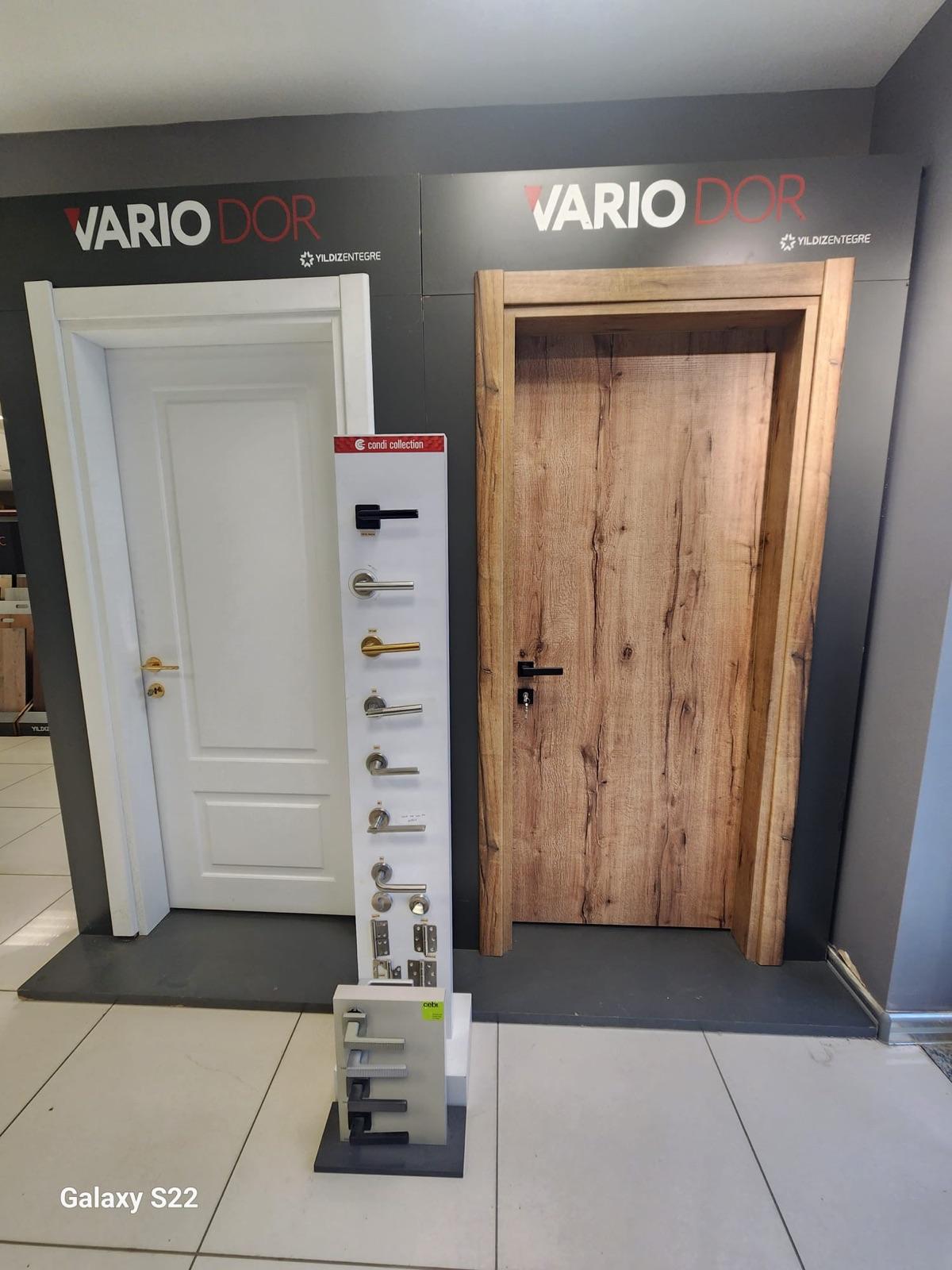 Variodor beyaz ve ahşap iç kapı modelleri