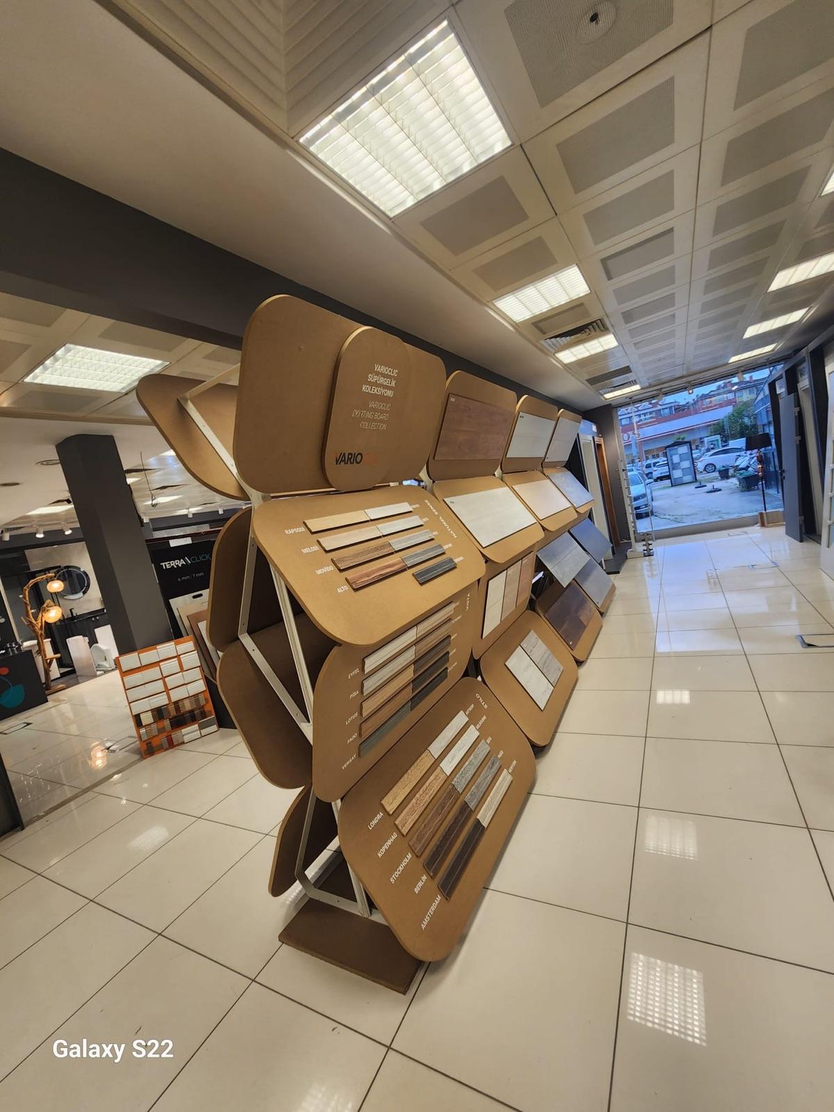 Varioclic laminat parke standı