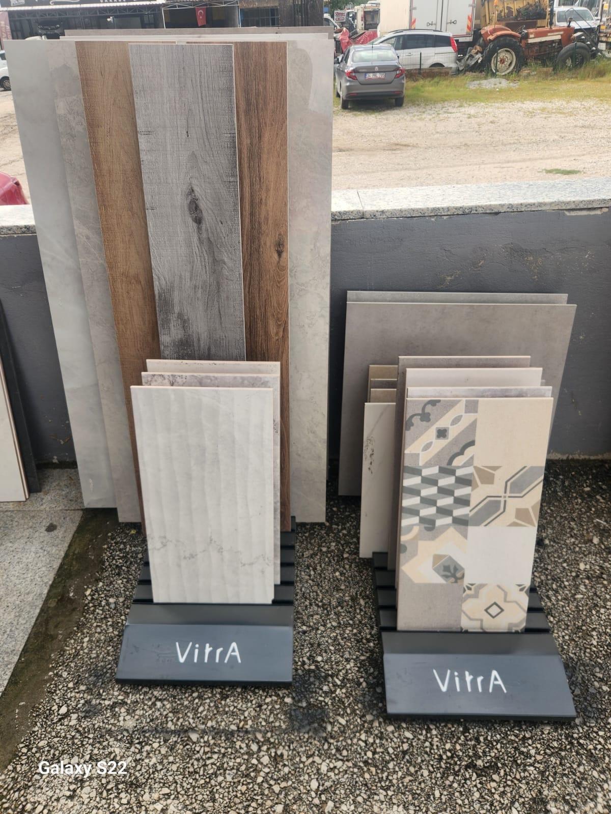 VitrA seramik ve fayans örnek panelleri